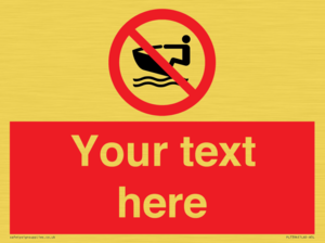 Custom No personal water craft